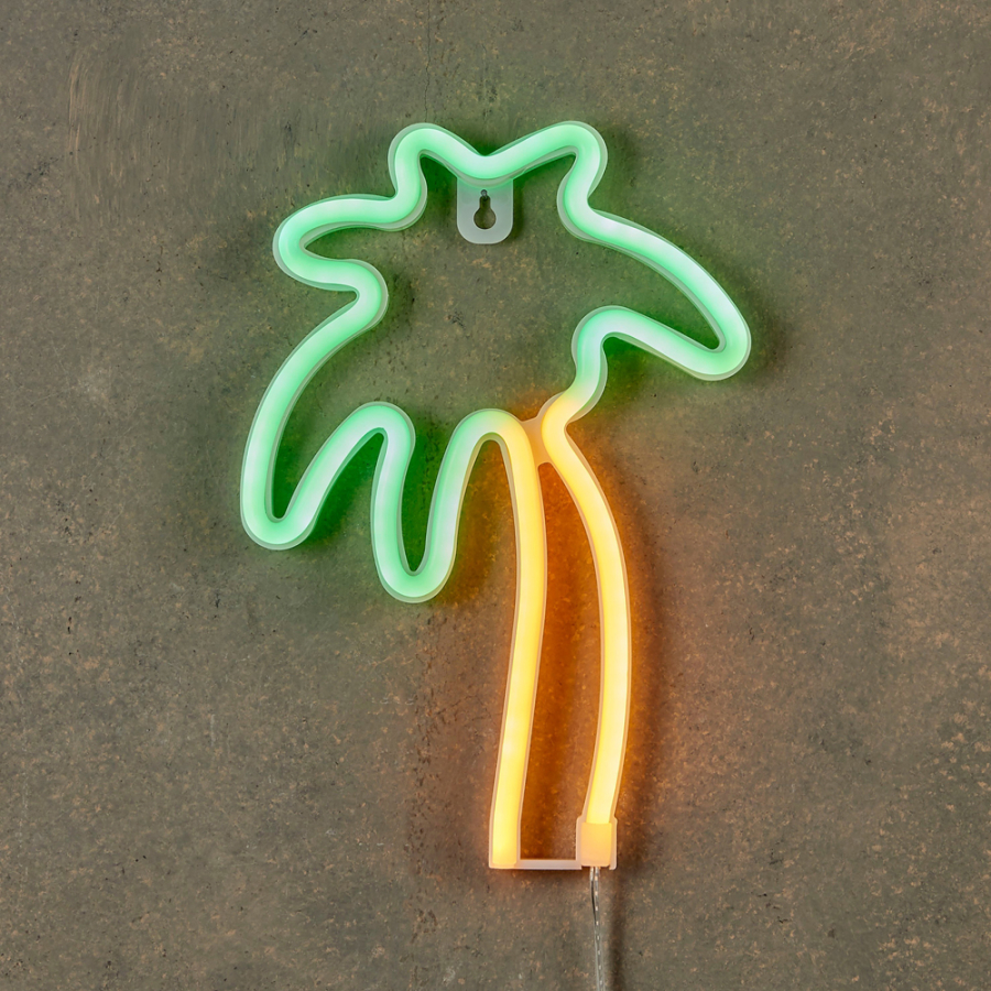 Palma luminosa neon