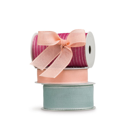 Nastro organza con stella rossa 6mm 20m Nastro organza con stella rossa 6mm 20m