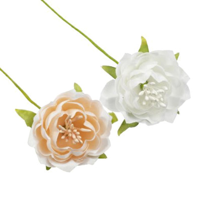 fiore in tessuto con pistilli