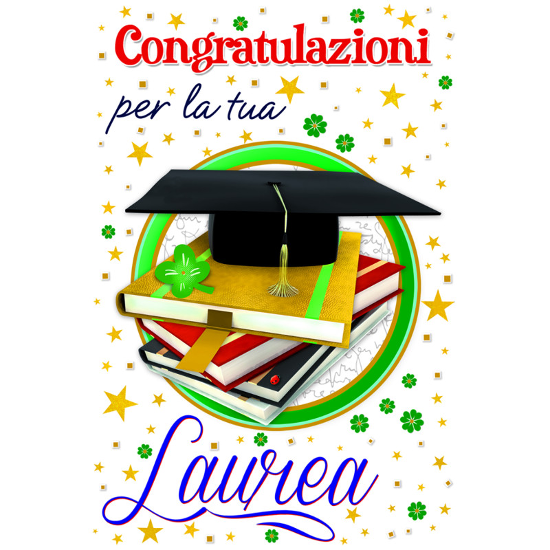 Biglietto di laurea So Proud of You - Biglietti dal design semplice - Italia