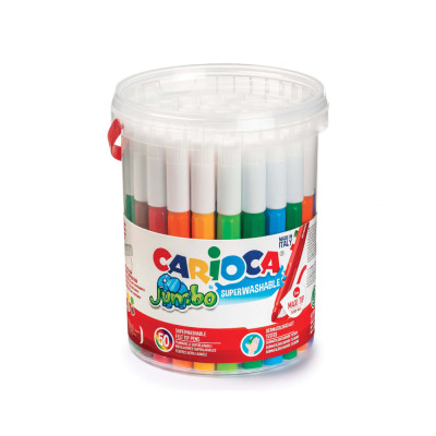 Pennarelli jumbo bucket (50 pezzi)Incartare