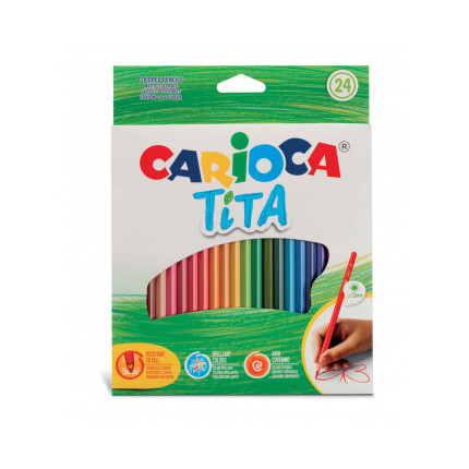 Matite colorate tita (24 pezzi)Incartare Matite colorate tita (24 pezzi)Incartare