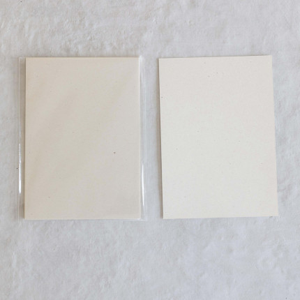 Cartoncino rettangolare color betulla