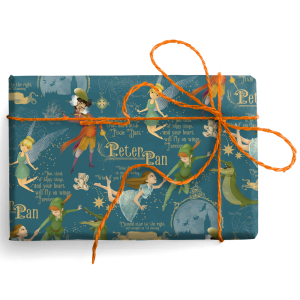 Foglio carta da regalo Peter Pan
