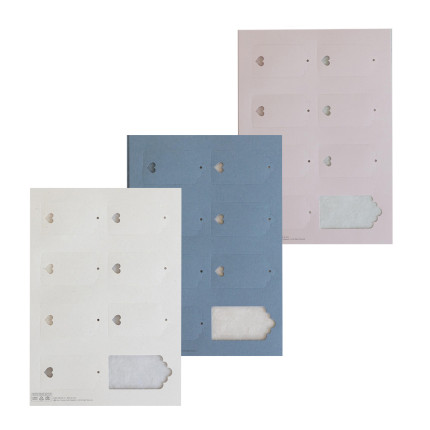 Tag rettangolare con cuoricino