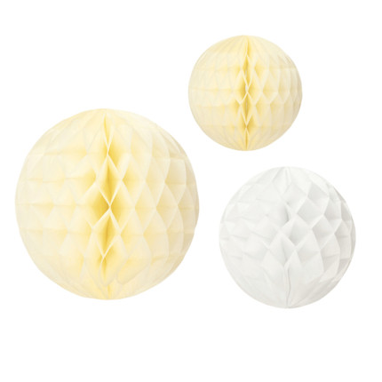 Sfere in carta nido ape (3 pezzi)Incartare Sfere in carta nido ape (3 pezzi)Incartare