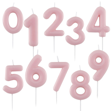 Candelina glossy rosa con pick: Incartare