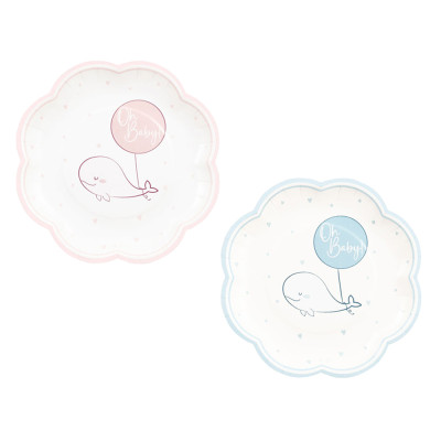 Piatti  in carta oh baby!  (8 pezzi) 2