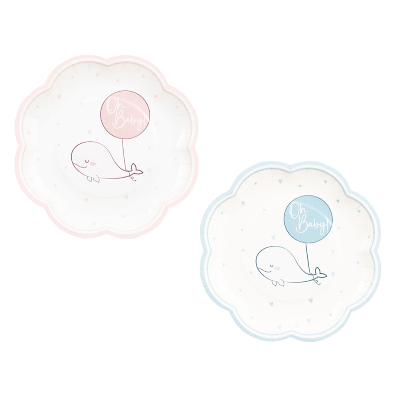 Piatti in Carta Oh Baby! (8 Pezzi)
