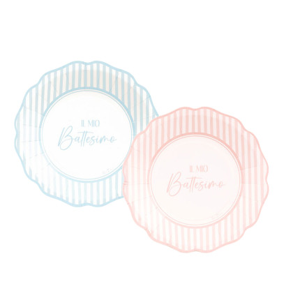 Piatti in carta new Liberty IL mio Battesimo