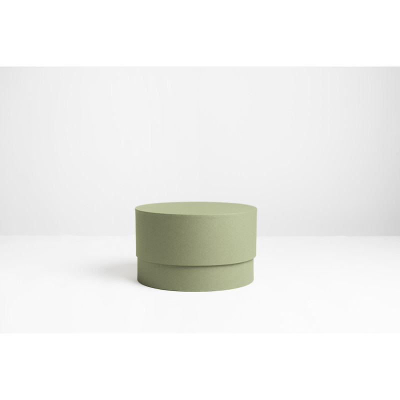 Scatola fashion tonda verde muschio