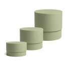 Scatola Fashion tonda verde muschio