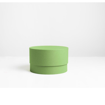 Scatola fashion tonda verde prato 2