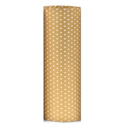 Carta Regalo Eco-Carta Oro con Pois (25 fogli)