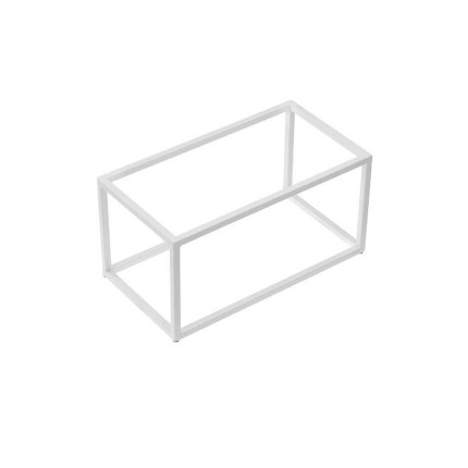 Stand per buffet in metallo bianco Stand per buffet in metallo bianco