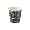 Bicchierini caffè in carta marrone (50 pezzi)