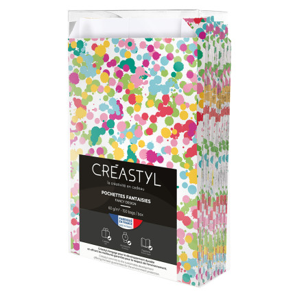 Buste in carta macchie di colore