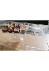 Alzata in plexiglass con coperchio 2