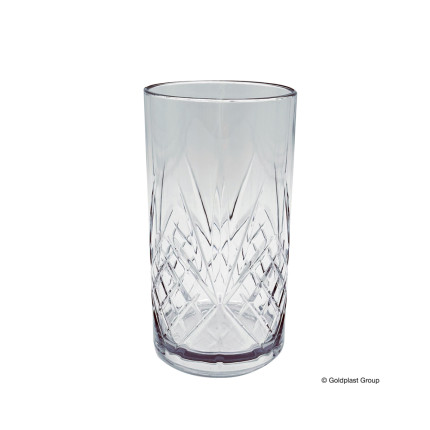 Bicchiere long drink con rilievo