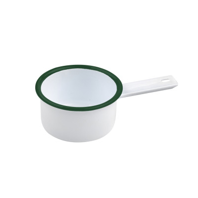 Mini casseruola smaltata bordo verde
