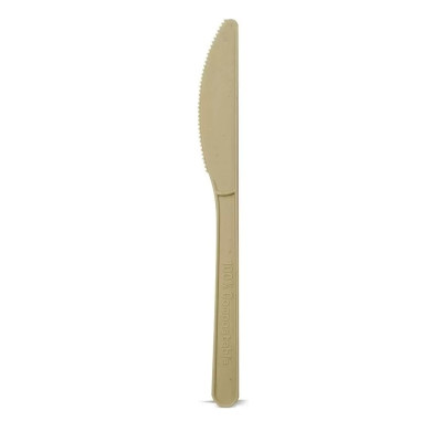 Coltelli Bio in Bambù (50 pezzi) Color Legno Naturale