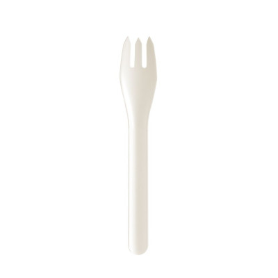 Forchette Pluma in carta bianca (100 pezzi)