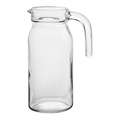 Brocca spring in vetro trasparente 1LT