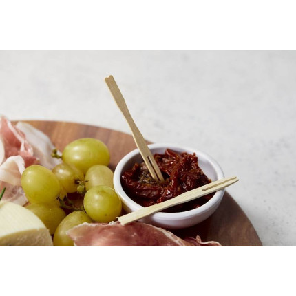 Forchettine lux in bamboo (100 pezzi)