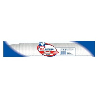 Bicchieri in plastica bianchi 200ML (25 pezzi) 2