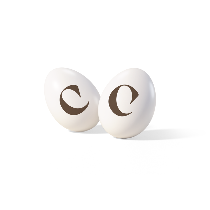 Confetti mandorla cioccolato con iniziale:Incartare