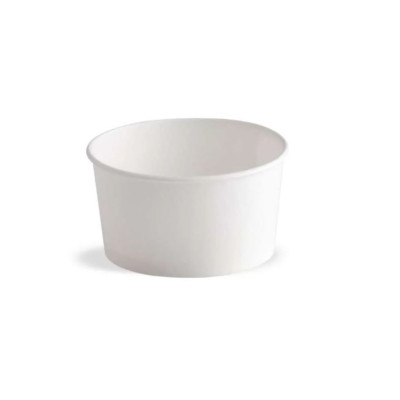 Coppette gelato in carta bianca 170cc (56 pezzi)