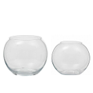 Vaso bowl in vetro trasparente
