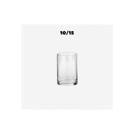 Vaso Cilindrico in Vetro Trasparente Diverse Misure | Vendita Ingrosso