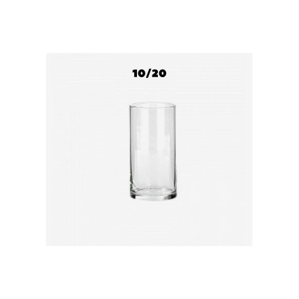 Vaso Cilindrico in Vetro Trasparente Diverse Misure | Vendita Ingrosso