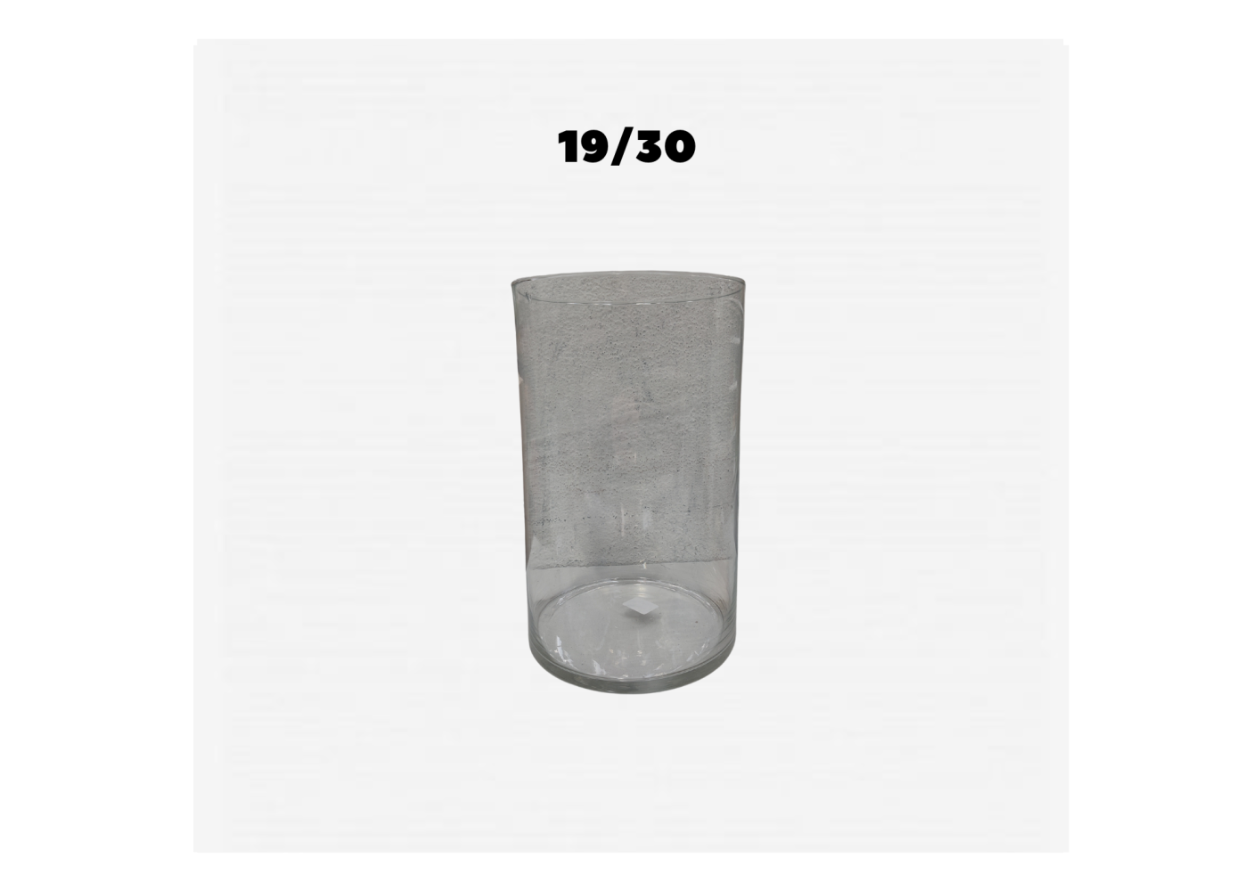 Vaso Cilindrico in Vetro Trasparente Diverse Misure | Vendita Ingrosso