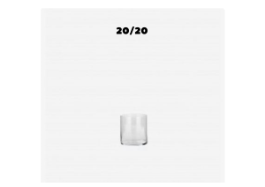 Vaso Cilindrico in Vetro Trasparente Diverse Misure | Vendita Ingrosso