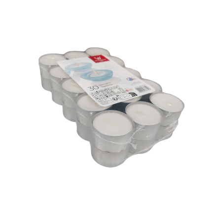 Tea-light in alluminio (30 pezzi)