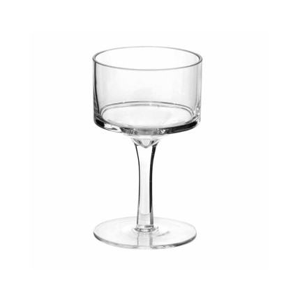 Vaso con Gambo in Vetro Cilindrico | Vendita Ingrosso