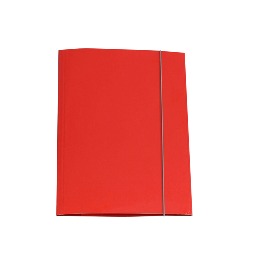 Cartelline A4 con elastico (10 pezzi) rossa