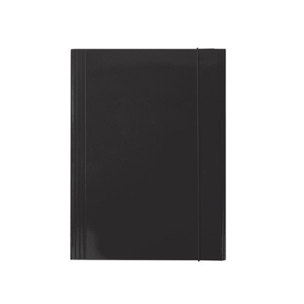 Cartelline A4 con elastico (10 pezzi) nera