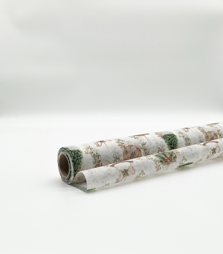 Bobina in decofibra fantasia Noel