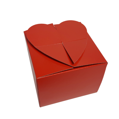Scatola San Valentino monoporzione cuore rosso 2