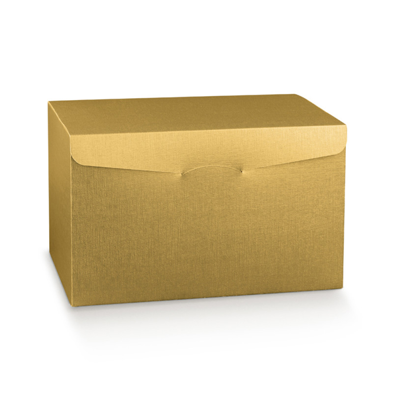 Scatola Segreto per quattro bottiglie oro