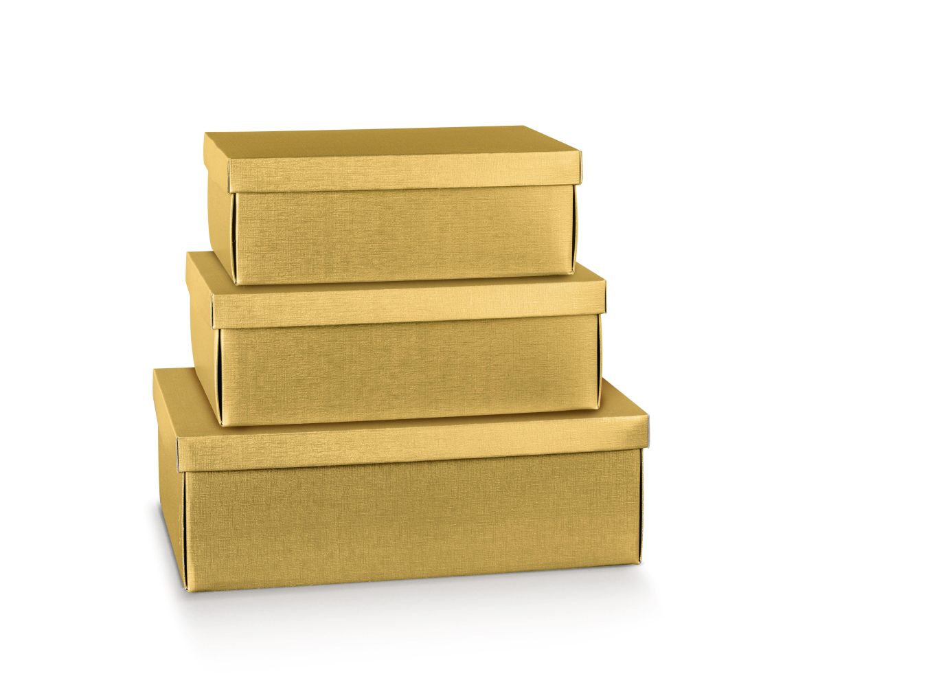 Scatola fondo coperchio fibra oro