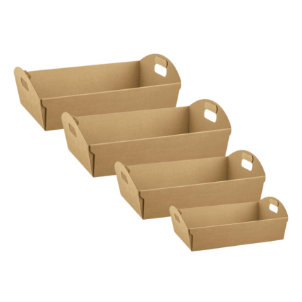 Cesto in cartoncino avana Cesto in cartoncino avana