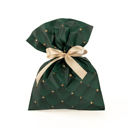 Buste regalo Velour in polipropilene verde Buste regalo Velour in polipropilene verde