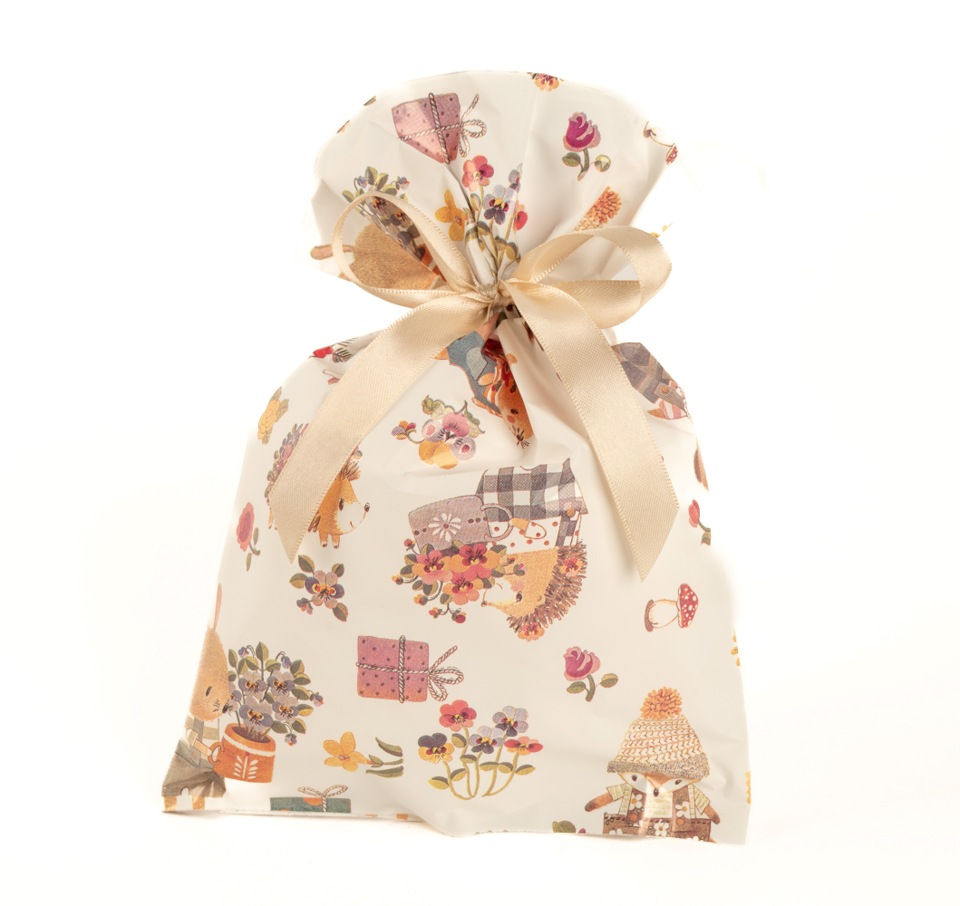 Buste regalo DouDou in polipropilene bianco