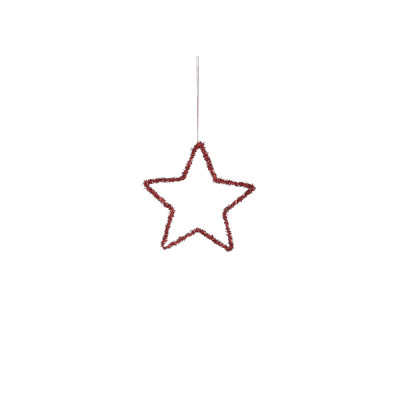 Stella decorativa rossa