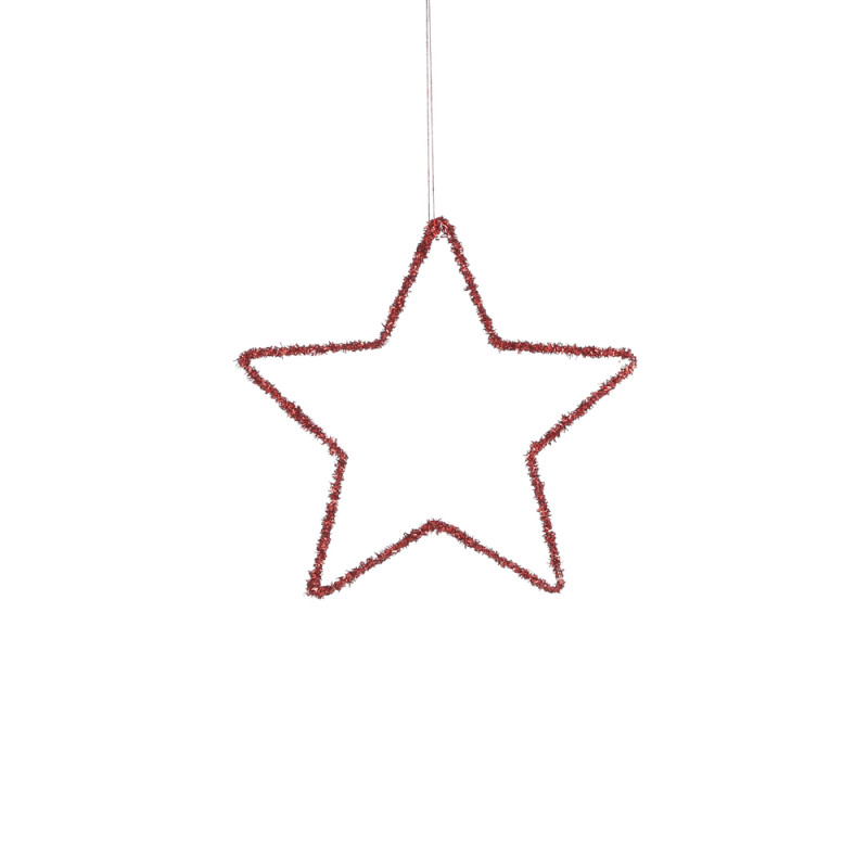 Stella decorativa rossa