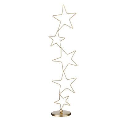 Stelle oro con base 67 cm